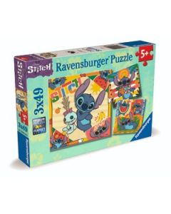 RAVENSBURGER 3X49PC DISNEY STITCH-RVG-12004114
