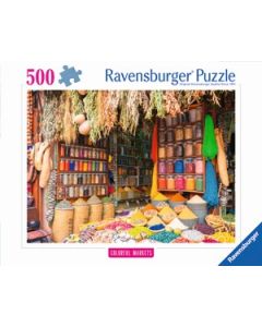 RAVENSBURGER 500PC PUZZLE COLORFUL SPICES MOROCCO-RVG-12001816