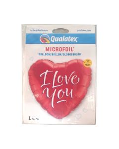 18 INCH FOIL LOVE YOU MODERN SCRIPT 5CTP-LCY-85568
