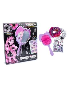 MONSTER HIGH DECORATE YOUR OWN HAIRBRUSH SET-RMS-71-0003