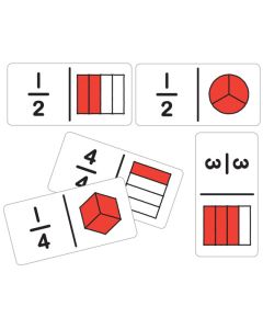 TFC-DOMINOES FRACTION BEGINNER 28P-TFC-11586
