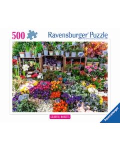 RAVENSBURGER 500PC PUZZLE FLOWER MARKET FRANCE-RVG-12001815