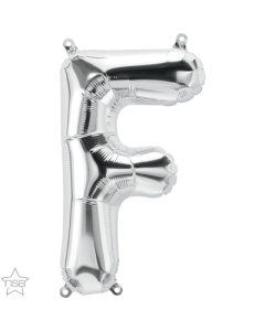 16 IN FOIL SILVER LETTER F AIR FILLED 1CTP-QUA-59610