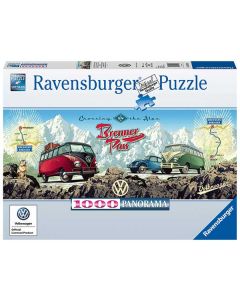 RAVENSBURGER 1000PC PUZZLE THE ALPS WITH VW-RVG-15102