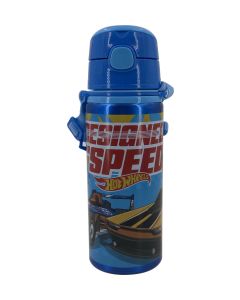 HOT WHEELS ALUMINIUM CANTEEN WITH STRAP 600ML-KIE-84439