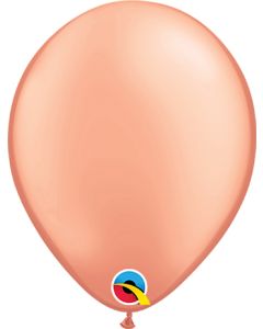5 INCH LATEX PLAIN RND ROSE GOLD 100CTP-QUA-57340