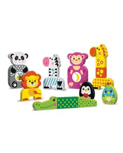 KIDS HITS WOODEN BLOCKS FRIENDLY ZOO-KDH-KH20-001