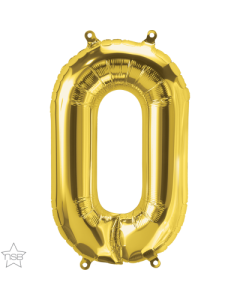 34 INCH FOIL GOLD LETTER O 1CTP-QUA-59940