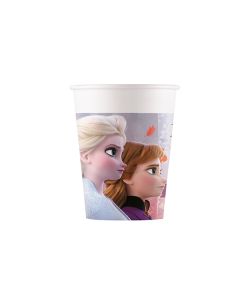 FROZEN II SPARKLE PAPER CUPS 200ML 8CT-PRO-93465