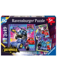 RAVENSBURGER 3X49PC BATWHEELS-RVG-12001056