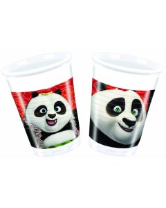 KUNG FU PANDA 3 PLASTIC CUPS 200ML 8CT-PRO-86767