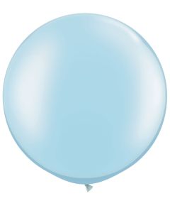 3 FT LATEX PLAIN RND PRL LT BLUE 2CTP-QUA-39882
