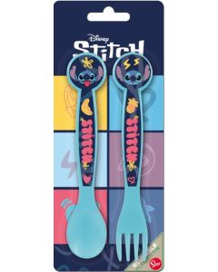 STITCH PALMS 2 PCS PP CUTLERY SET-STO-84890