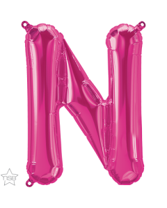 16 IN FOIL MAGENTA LETTER N AIR FILLED 1CTP-QUA-59574