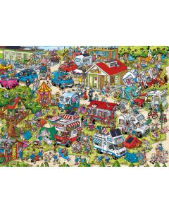 RAVENSBURGER 1000PC HOLIDAY RESORT- THE CAMPSITE-RVG-17578 