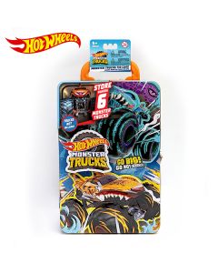 HOT WHEELS METAL MONSTER TRUCK STORAGE CASE-INT-HWCC21
