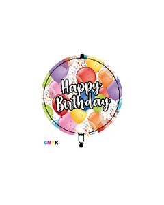 18 INCH AIR-HELIUM FOIL  BIRTHDAY 1CTPS 1CTP-PRO-92424