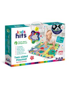 KIDS HITS TWO-SIDED PLAY MAT MY FIRST ANIMALS-KDH-KH06-005