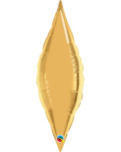 13 INCH FOIL TAPER METALLIC GOLD 1CTL-QUA-17125