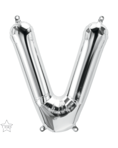 16 IN FOIL SILVER LETTER V AIR FILLED 1CTP-QUA-59694