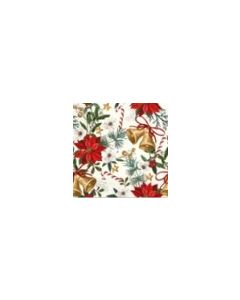 NAPKINS 3 PLY 33X33 BELLS WITH FLOWERS 20CT-PRO-96480