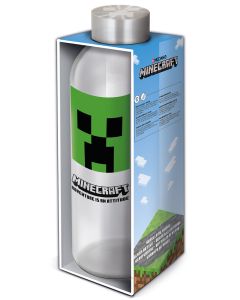 MINECRAFT LARGE GLASS BOTTLE 1030ML-STO-82782