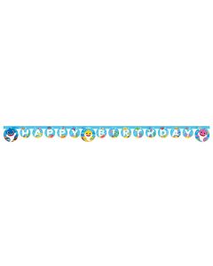 BABY SHARK HAPPY BIRTHDAY DIE-CUT BANNER 1CTP-PRO-92545