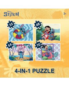 STITCH 4 IN 1 PUZZLE (35+48+54+70)-LCY-85244