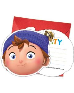 NODDY DIE CUT INVITES&ENVELOPES 6CT-PRO-87010