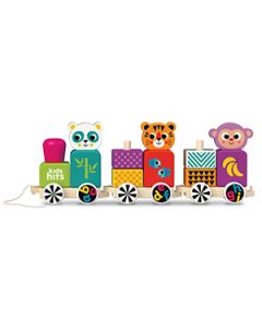 KIDS HITS WOODEN TRAIN HAPPY FRIENDS-KDH-KH20-021