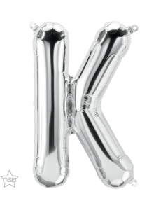 16 IN FOIL SILVER LETTER K AIR FILLED 1CTP-QUA-59620