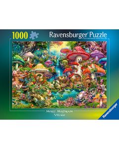 RAVENSBURGER 1000PC MERRY MUSHROOM VILLAGE-RVG-12001258
