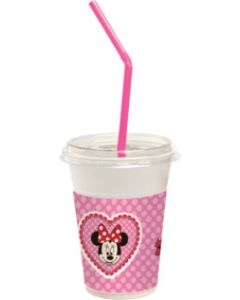MINNIE HAPPY HELPERS MIILSHAKE CPS W/STRW&LID 12CT-PRO-88310