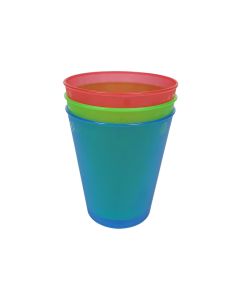 BOYS REUSABLE CUPS 3 ASSORTED COLOURS-LCY-84758