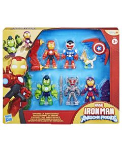 IRON MAN AND FRIENDS ARMORED UP AVENGERS PACK-HAS-G1255