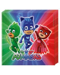 PJ MASKS TWO PLY PAPER NAPKINS 33X33CM 20CT-PRO-88633