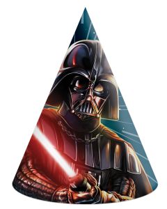 STAR WARS GALAXY PAPER HATS 6CT-PRO-93958
