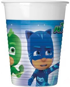 PJ MASKS PLASTIC CUPS 200ML 8CT-PRO-94243