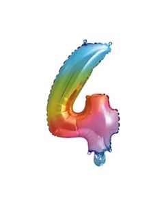 RAINBOW FOIL BALLOON 95CM NO 4-PRO-95858
