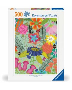 RAVENSBURGER 500PC PUZZLE WT FLOWERJUNGLE-RVG-12001382