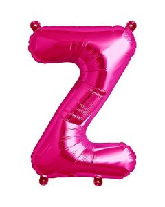 16 IN FOIL MAGENTA LETTER Z AIR FILLED 1CTP-QUA-59598