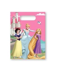 PRINCESS PLASTIC PARTY BAGS 6CT-PRO-98148