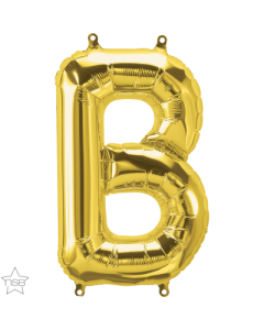 16 IN FOIL GOLD LETTER B AIR FILLED 1CTP-QUA-59436