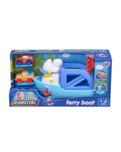 TEAMSTERZ TINY TEAMSTERZ FERRY BOAT WITH 2 CARS-HTI-1417444