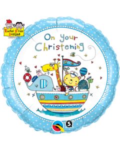 18 INCH FOIL ON YOUR CHRIST BLU RND 1CTP-QUA-54876