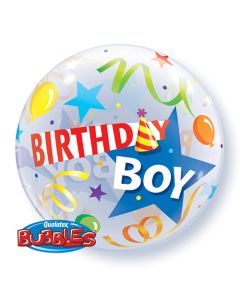22 INCH SINGLE BUBBLE BDAY B P HAT 1CTP-QUA-27510