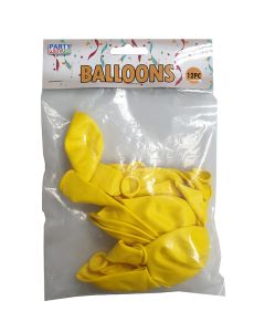 12 INCH LATEX STANDARD YELLOW 12CTP-LCY-83835