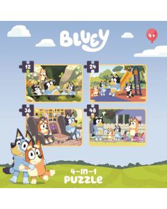 BLUEY 4 IN 1 PUZZLE (12+24+36)-LCY-85282