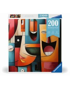 RAVENSBURGER 200PC PUZZLE MOMENTS HAPPY CUBISM-RVG-12001324