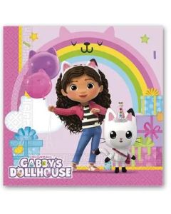 GABBYS DOLLHOUSE 2PLY PAPER NAPKINS 33X33CM 20CT-PRO-95757
